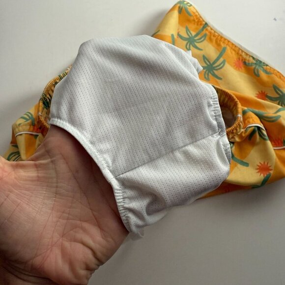 Hanna Andersson Swim Boys Fast Drying Trunks Palm Tree Size 150, US 12 - Picture 8 of 8